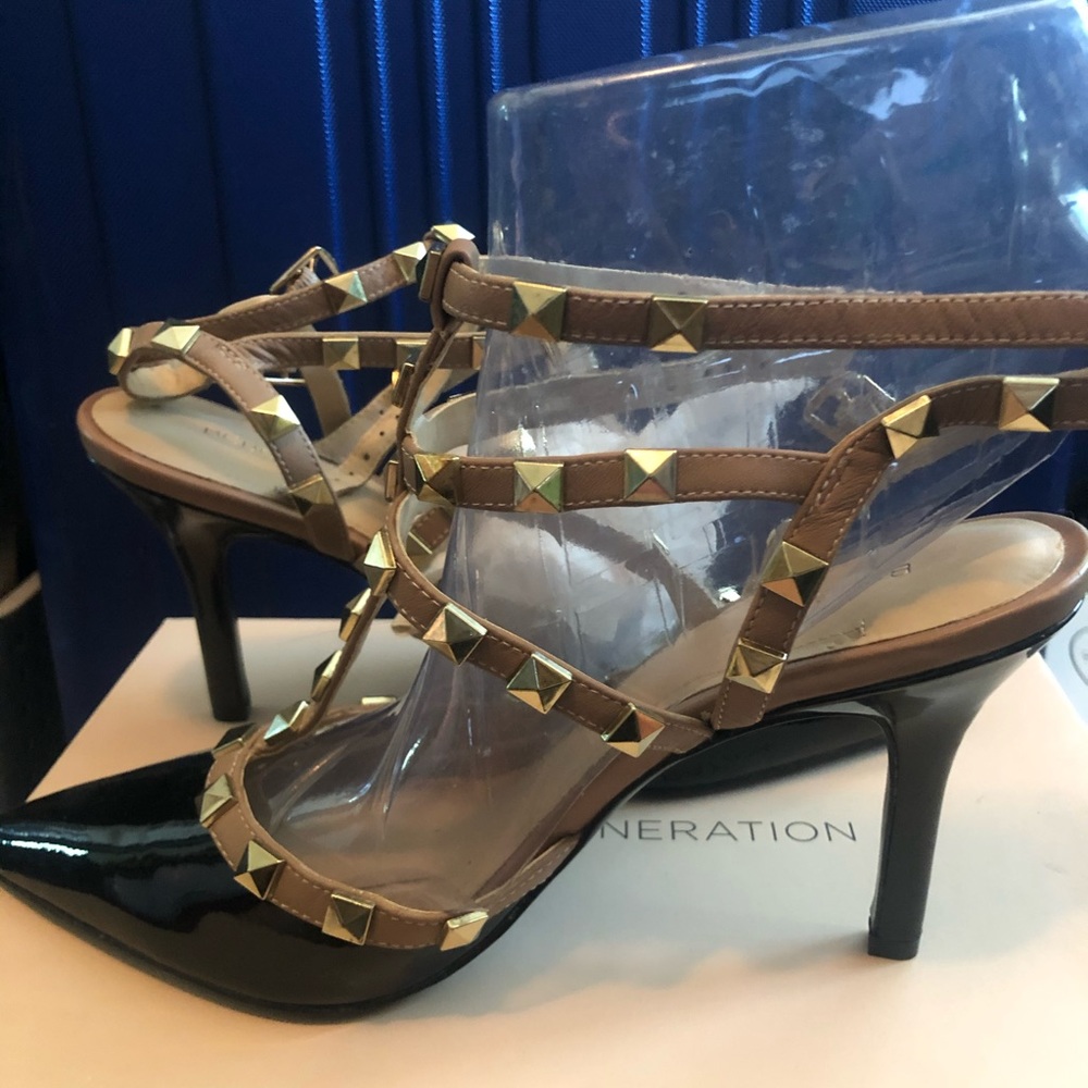 BCBG Studded Stilettos NIB